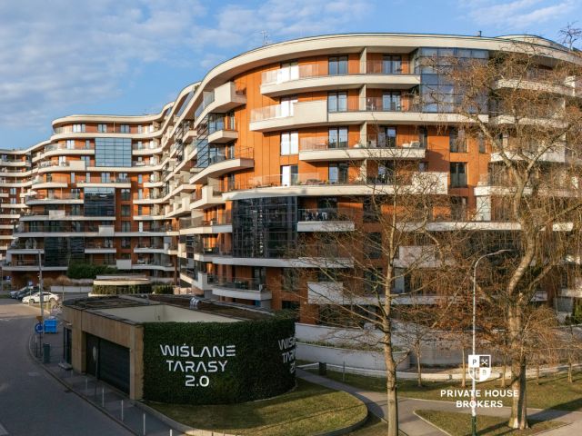 Zjawiskowy apartament 49 m² z balkonem 8 m² w Wiślane Tarasy 2.0 – wysoki standard, top lokalizacja przy Wiśle - Mieszkanie - Wynajem - Kraków, Śródmieście / Grzegórzki