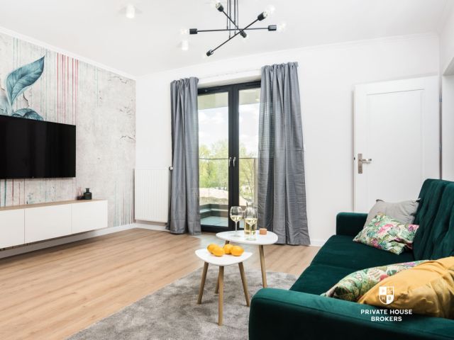 Zjawiskowy apartament 49 m² z balkonem 8 m² w Wiślane Tarasy 2.0 – wysoki standard, top lokalizacja przy Wiśle - Mieszkanie - Wynajem - Kraków, Śródmieście / Grzegórzki