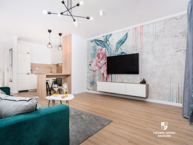 Zjawiskowy apartament 49 m² z balkonem 8 m² w Wiślane Tarasy 2.0 – wysoki standard, top lokalizacja przy Wiśle - Mieszkanie - Wynajem - Kraków, Śródmieście / Grzegórzki