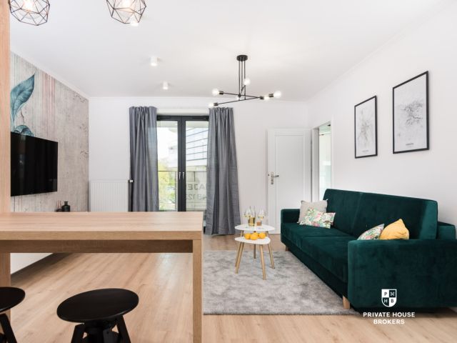 Zjawiskowy apartament 49 m² z balkonem 8 m² w Wiślane Tarasy 2.0 – wysoki standard, top lokalizacja przy Wiśle - Mieszkanie - Wynajem - Kraków, Śródmieście / Grzegórzki