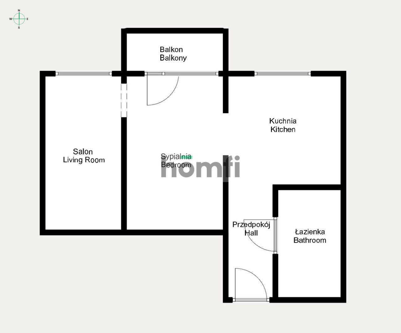 One bedroom apartment in Kliny for rent - Apartment - Rent - Kraków, Podgórze / Kliny