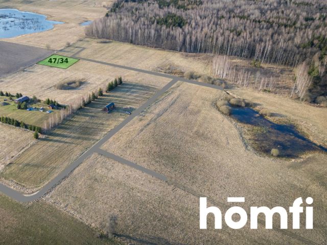 Exceptional plot with a view of the lake and forest - Plot - Sale - Lidzbarski, Lidzbark Warmiński / Blanki