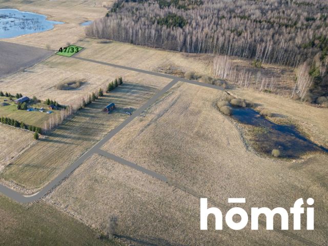 Exceptional plot with a view of the lake and forest - Plot - Sale - Lidzbarski, Lidzbark Warmiński / Blanki