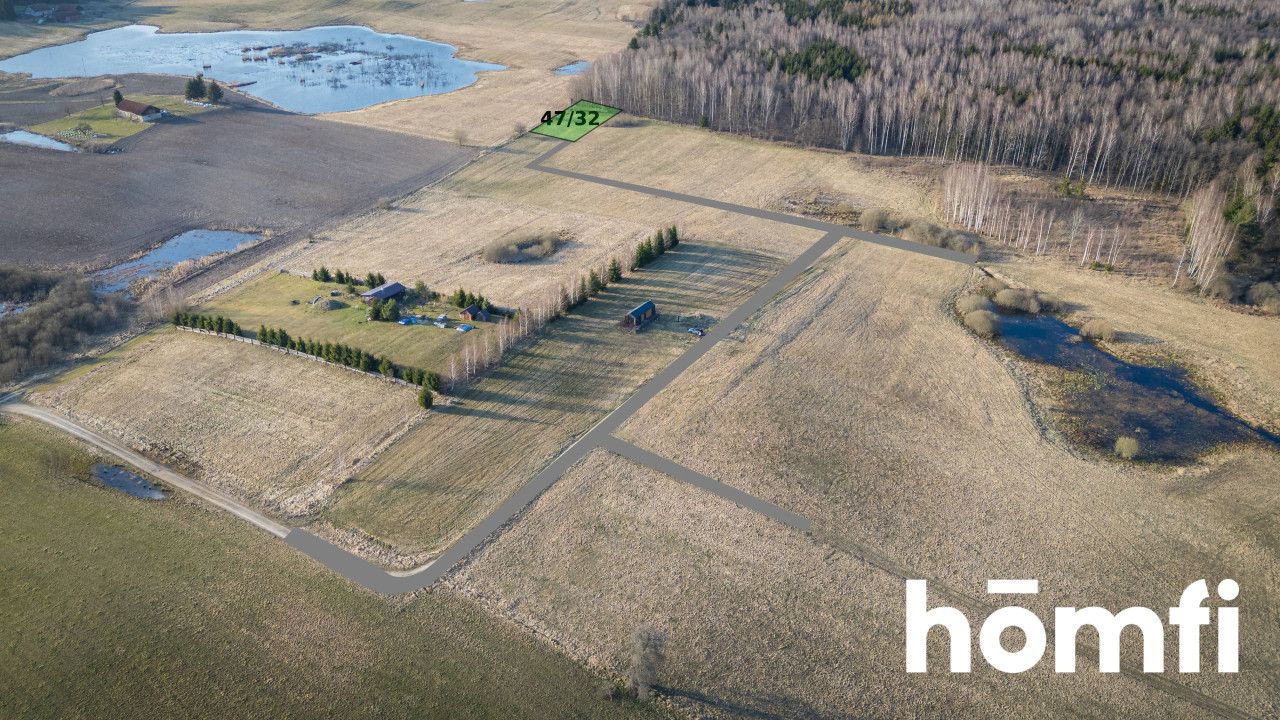 Exceptional plot with a view of the lake and forest - Plot - Sale - Lidzbarski, Lidzbark Warmiński / Blanki