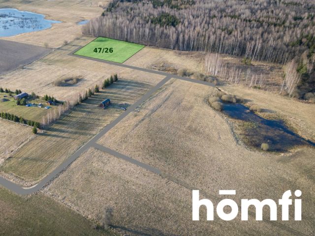 Exceptional plot with a view of the lake and forest - Plot - Sale - Lidzbarski, Lidzbark Warmiński / Blanki