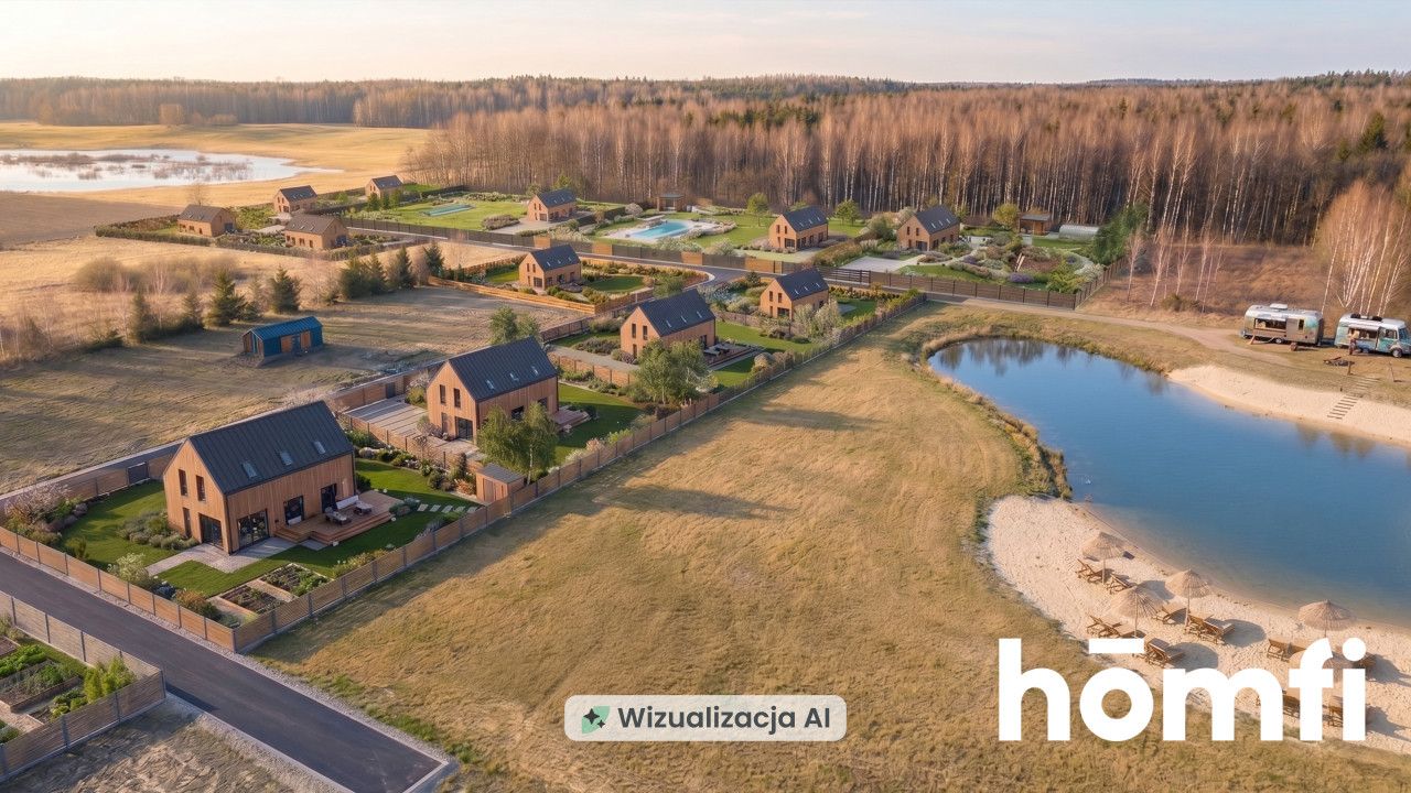 Exceptional plot with a view of the lake and forest - Plot - Sale - Lidzbarski, Lidzbark Warmiński / Blanki