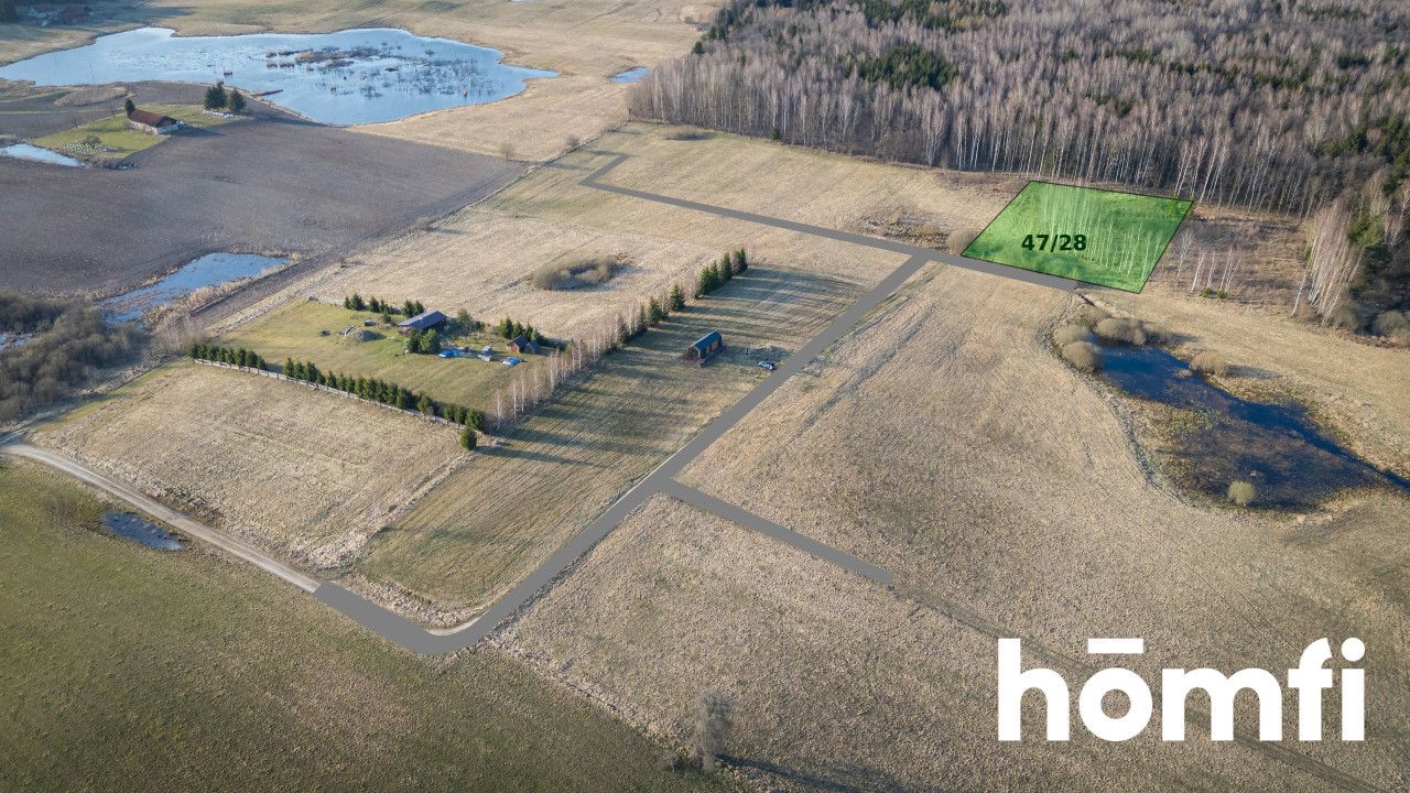 Exceptional plot with a view of the lake and forest - Ділянка - Продаж - Lidzbarski, Lidzbark Warmiński / Blanki