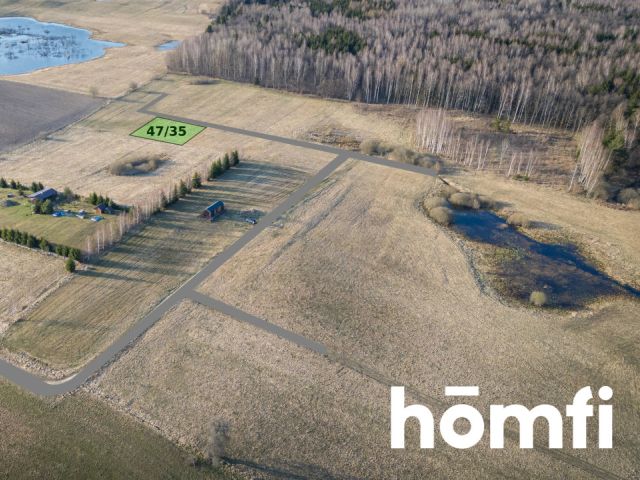 Exceptional plot with a view of the lake and forest - Plot - Sale - Lidzbarski, Lidzbark Warmiński / Blanki