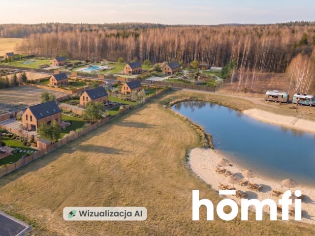 Exceptional plot with a view of the lake and forest - Plot - Sale - Lidzbarski, Lidzbark Warmiński / Blanki