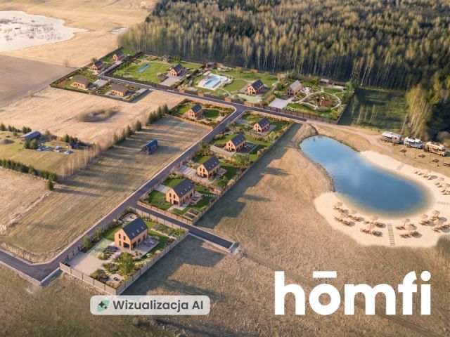 Exceptional plot with a view of the lake and forest - Plot - Sale - Lidzbarski, Lidzbark Warmiński / Blanki