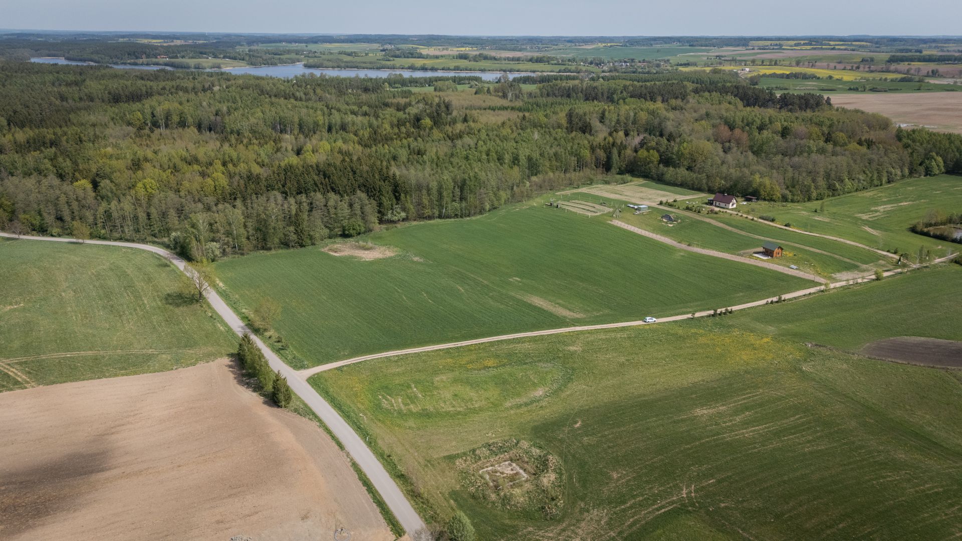 Exceptional plot with a view of the lake and forest - Ділянка - Продаж - Lidzbarski, Lidzbark Warmiński / Blanki
