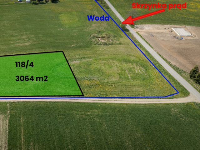 Exceptional plot with a view of the lake and forest - Plot - Sale - Lidzbarski, Lidzbark Warmiński / Blanki