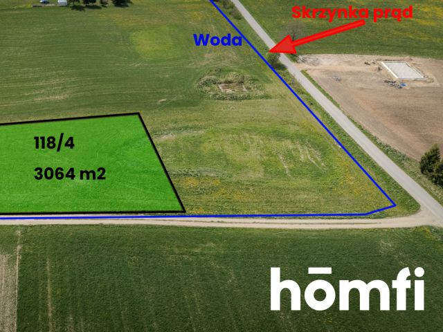 Exceptional plot with a view of the lake and forest - Plot - Sale - Lidzbarski, Lidzbark Warmiński / Blanki