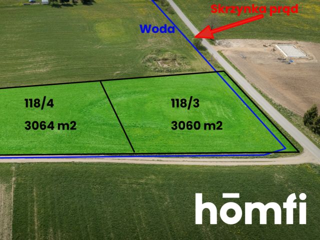 Exceptional plot with a view of the lake and forest - Ділянка - Продаж - Lidzbarski, Lidzbark Warmiński / Blanki