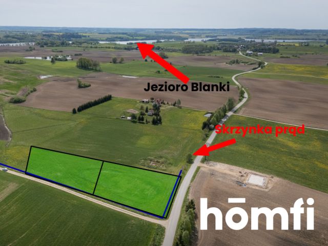 Exceptional plot with a view of the lake and forest - Ділянка - Продаж - Lidzbarski, Lidzbark Warmiński / Blanki