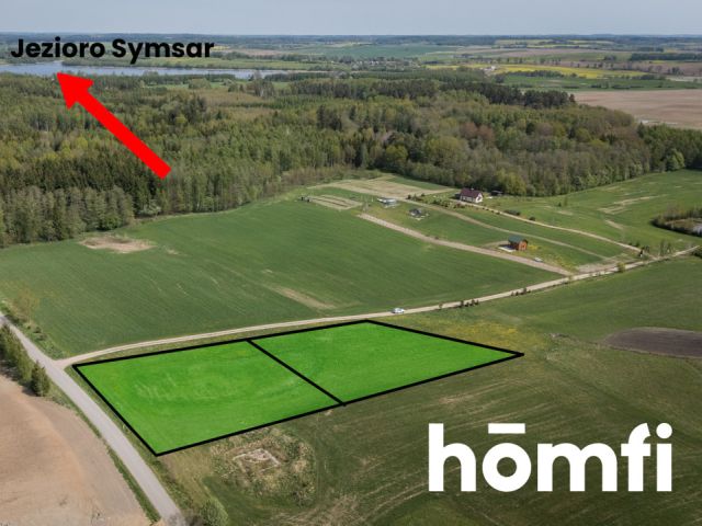 Exceptional plot with a view of the lake and forest - Ділянка - Продаж - Lidzbarski, Lidzbark Warmiński / Blanki