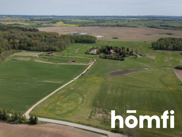 Exceptional plot with a view of the lake and forest - Plot - Sale - Lidzbarski, Lidzbark Warmiński / Blanki