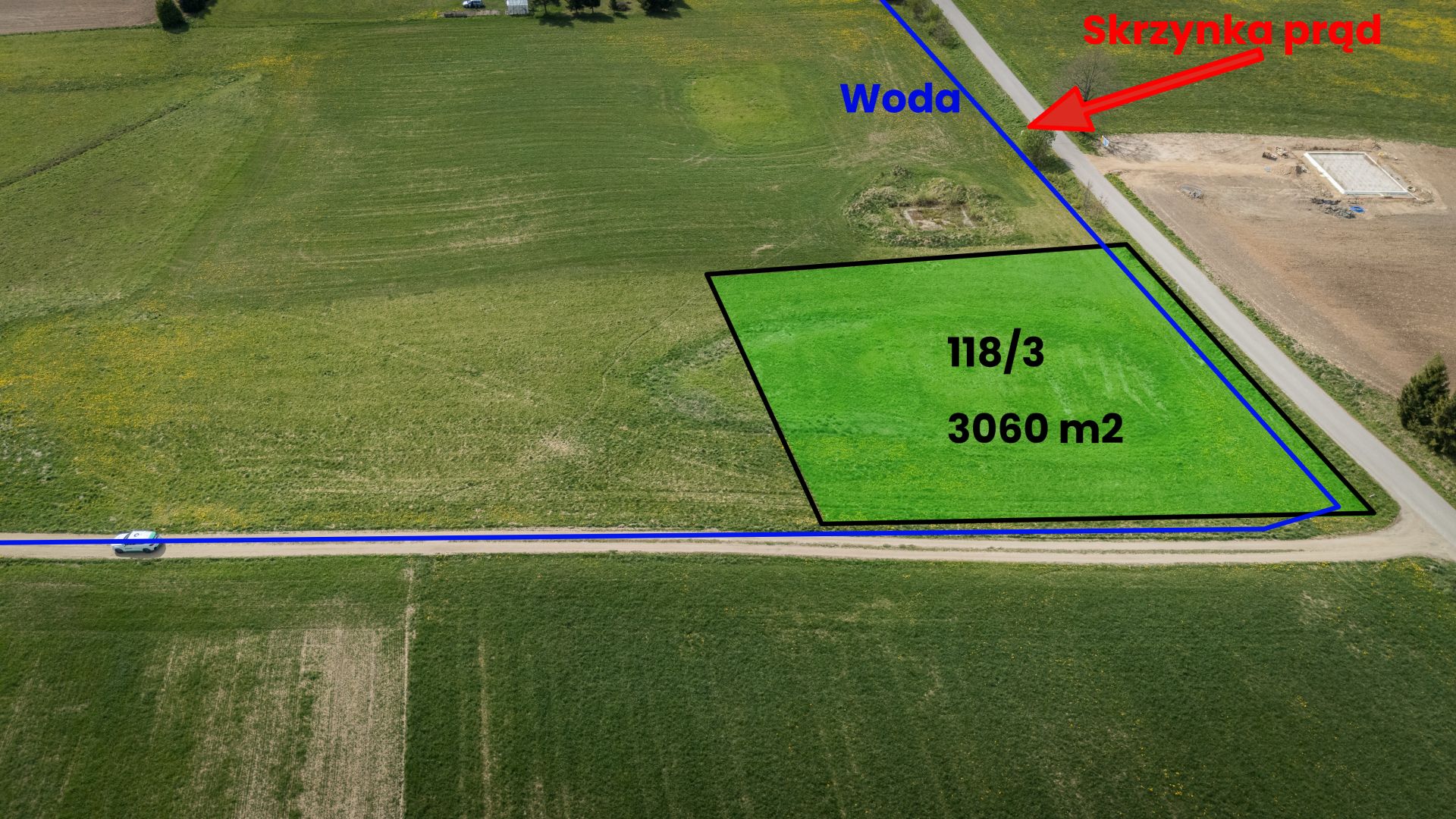 Exceptional plot with a view of the lake and forest - Plot - Sale - Lidzbarski, Lidzbark Warmiński / Blanki