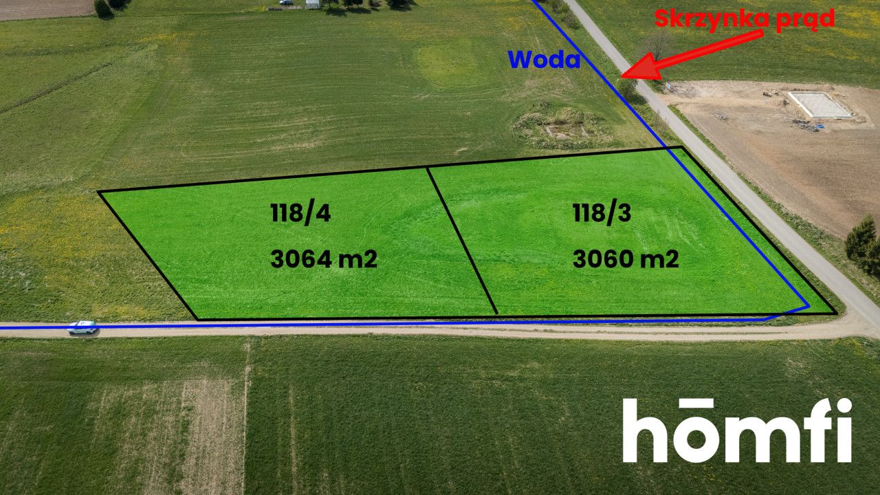 Exceptional plot with a view of the lake and forest - Plot - Sale - Lidzbarski, Lidzbark Warmiński / Blanki