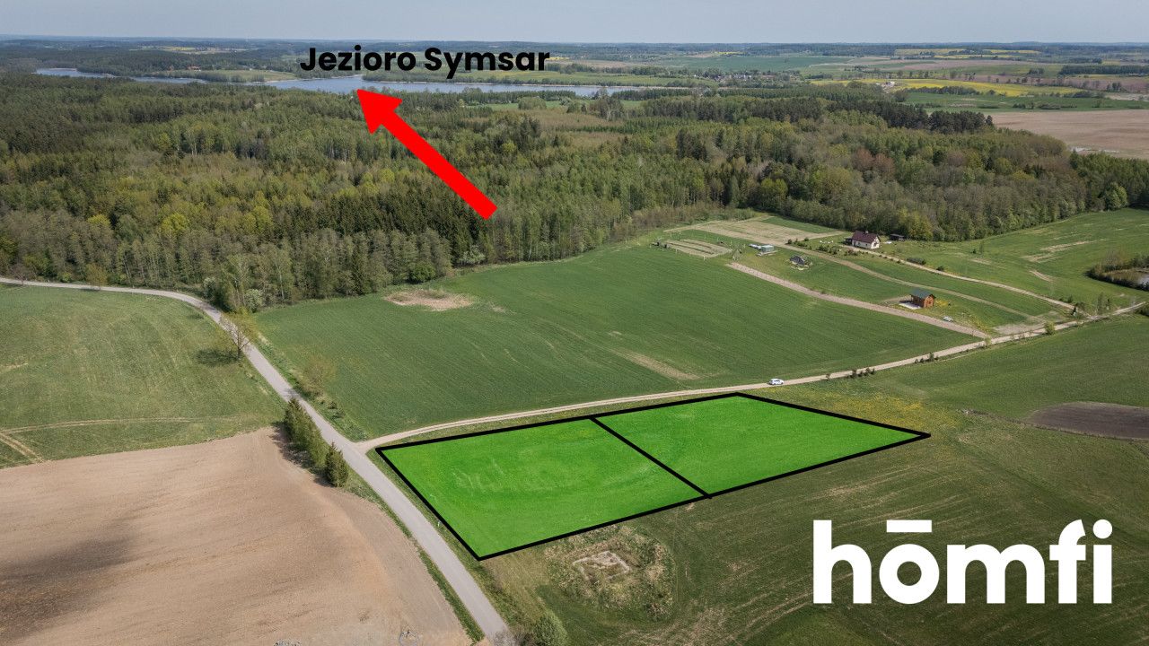 Exceptional plot with a view of the lake and forest - Ділянка - Продаж - Lidzbarski, Lidzbark Warmiński / Blanki
