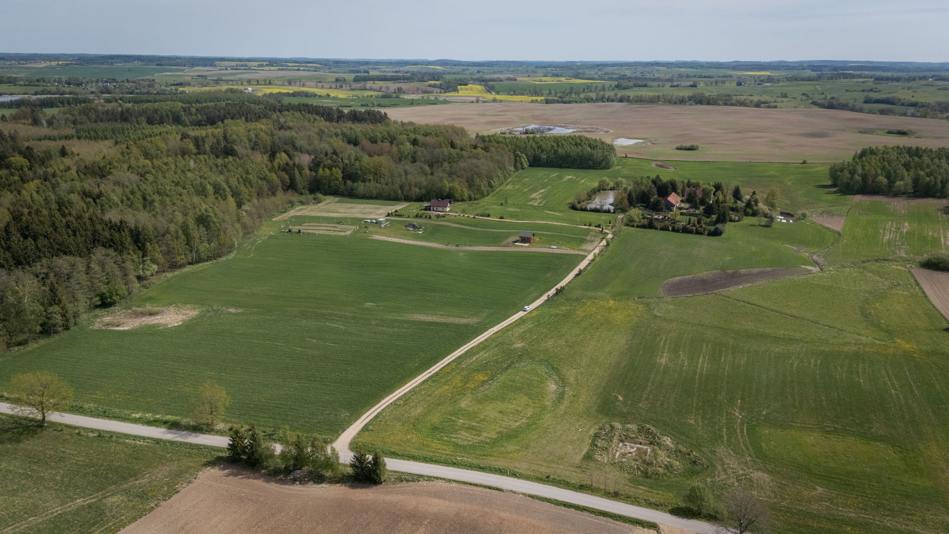 Exceptional plot with a view of the lake and forest - Plot - Sale - Lidzbarski, Lidzbark Warmiński / Blanki