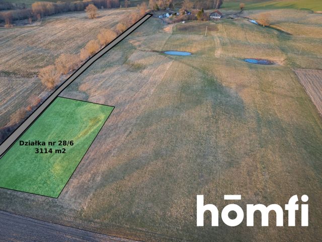 Exceptional plot with views of fields and forests - Plot - Sale - Lidzbarski, Lidzbark Warmiński / Redy