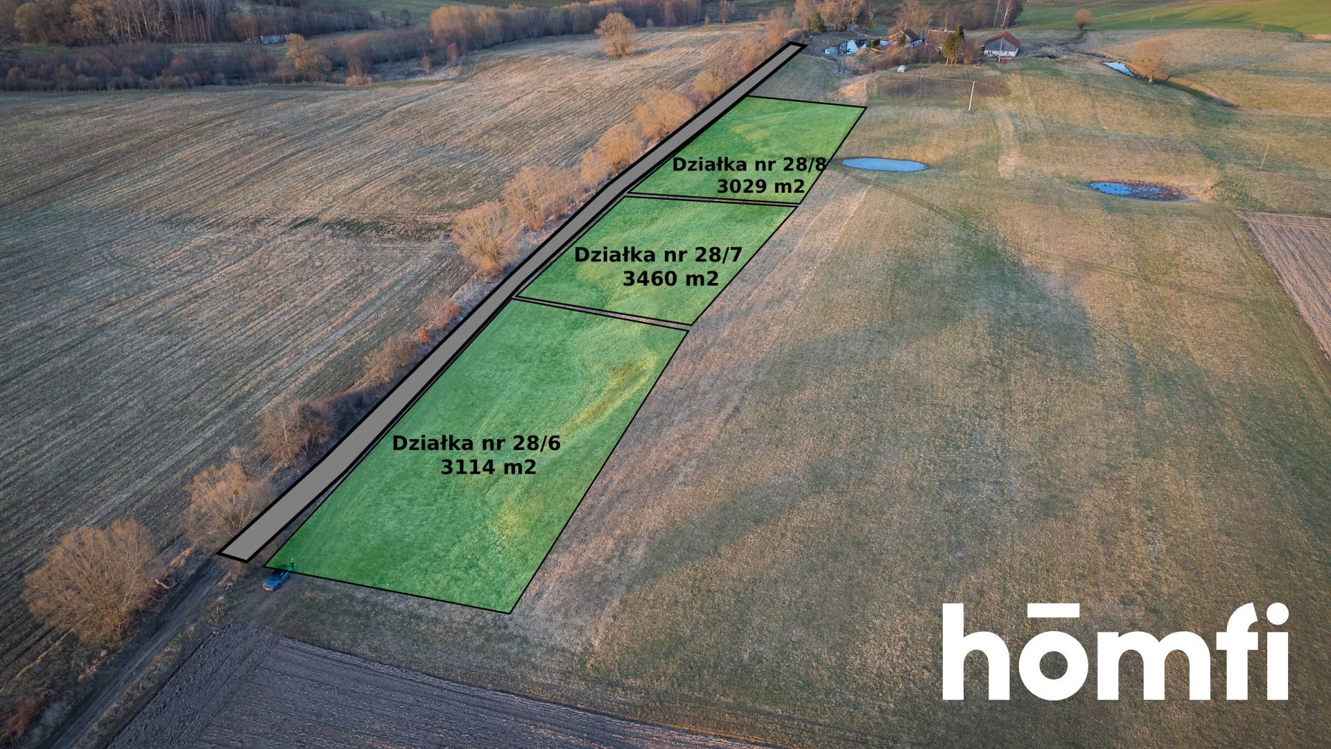 Exceptional plot with views of fields and forests - Plot - Sale - Lidzbarski, Lidzbark Warmiński / Redy