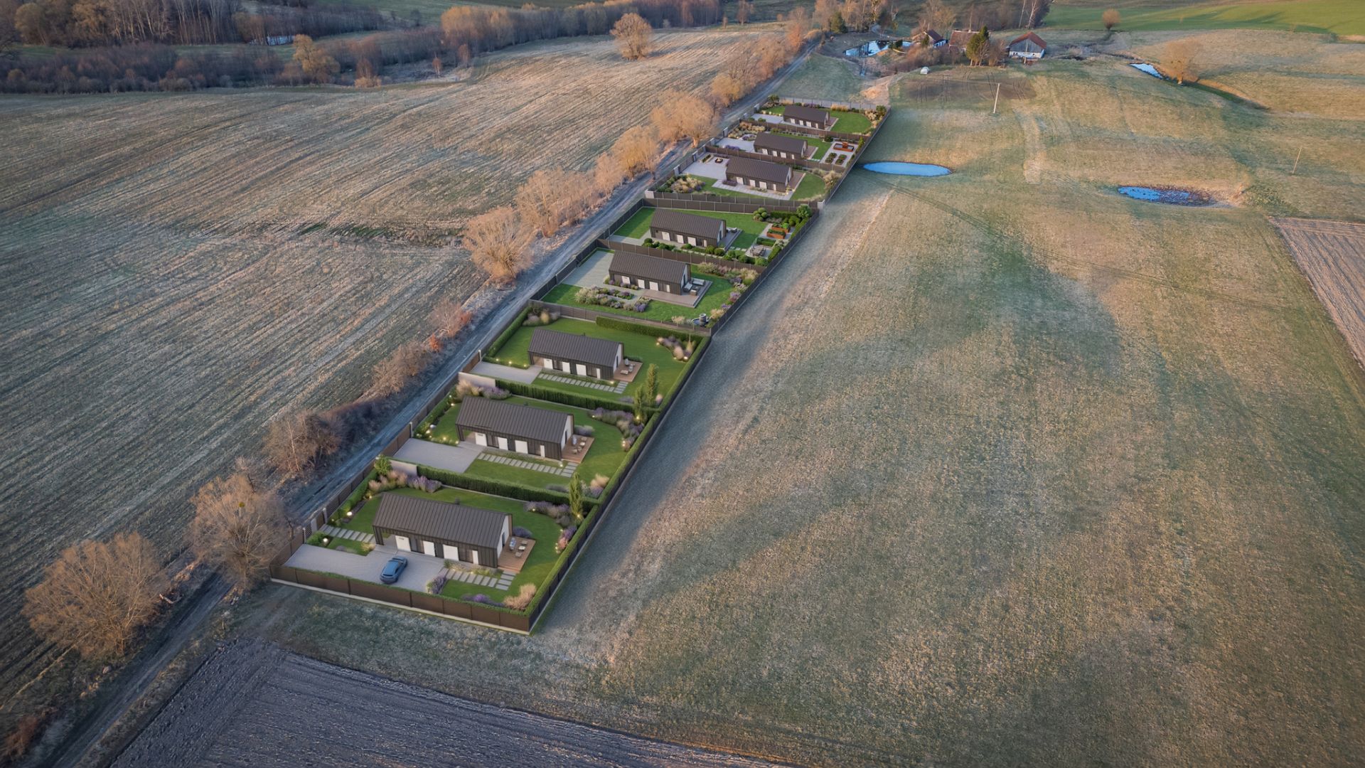 Exceptional plot with views of fields and forests - Plot - Sale - Lidzbarski, Lidzbark Warmiński / Redy