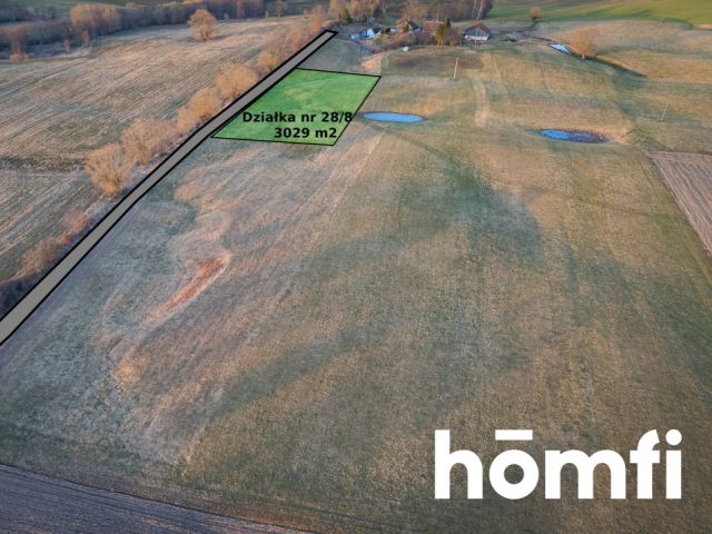 Exceptional plot with views of fields and forests - Plot - Sale - Lidzbarski, Lidzbark Warmiński / Redy