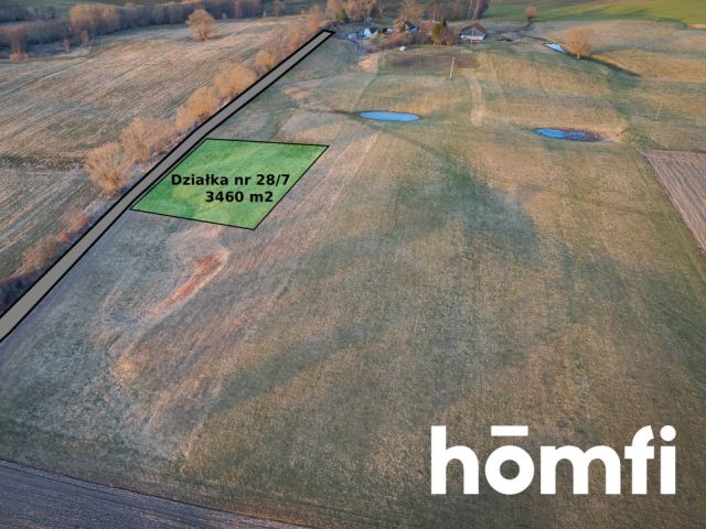 Exceptional plot with views of fields and forests - Plot - Sale - Lidzbarski, Lidzbark Warmiński / Redy