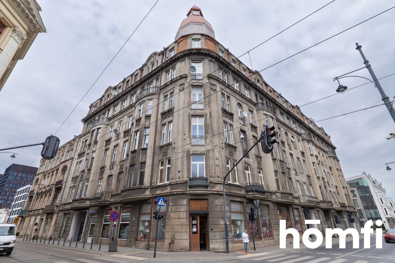 Mieszkanie do wynajęcia w centrum Łodzi w zabytkowej kamienicy z windą – wysokie 3,8 m, sztukaterie, idealne na biuro, kancelarię lub mieszkanie - Mieszkanie - Wynajem - Łódź, Widzew