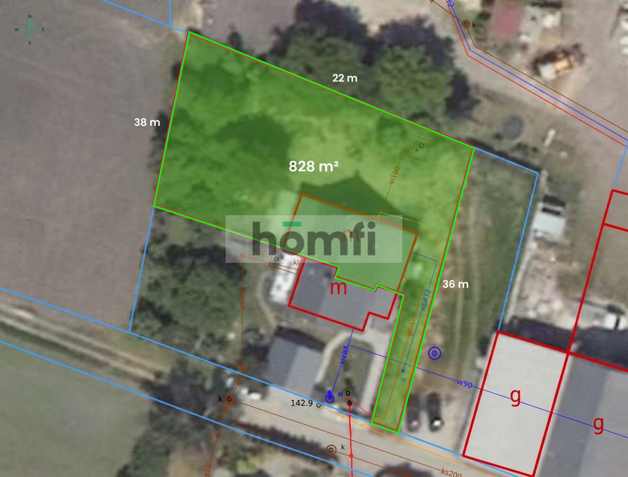 HOUSE 116 m² | 5 ROOMS | PLOT 828 m² | TERRACE - House - Sale - Wrocławski, Kobierzyce / Owsianka