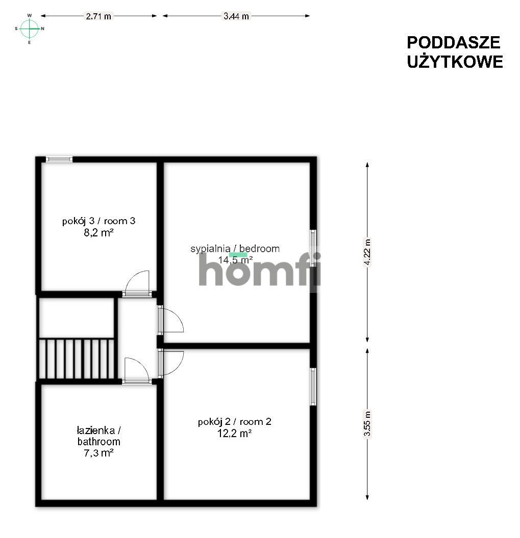 HOUSE 116 m² | 5 ROOMS | PLOT 828 m² | TERRACE - House - Sale - Wrocławski, Kobierzyce / Owsianka