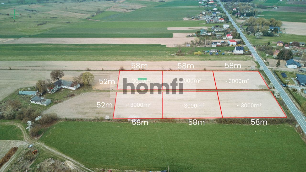 Beautiful Building Plot for Sale – 3,002 m² | Borowina Starozamojska near Zamość - Plot - Sale - Zamojski, Stary Zamość / Borowina