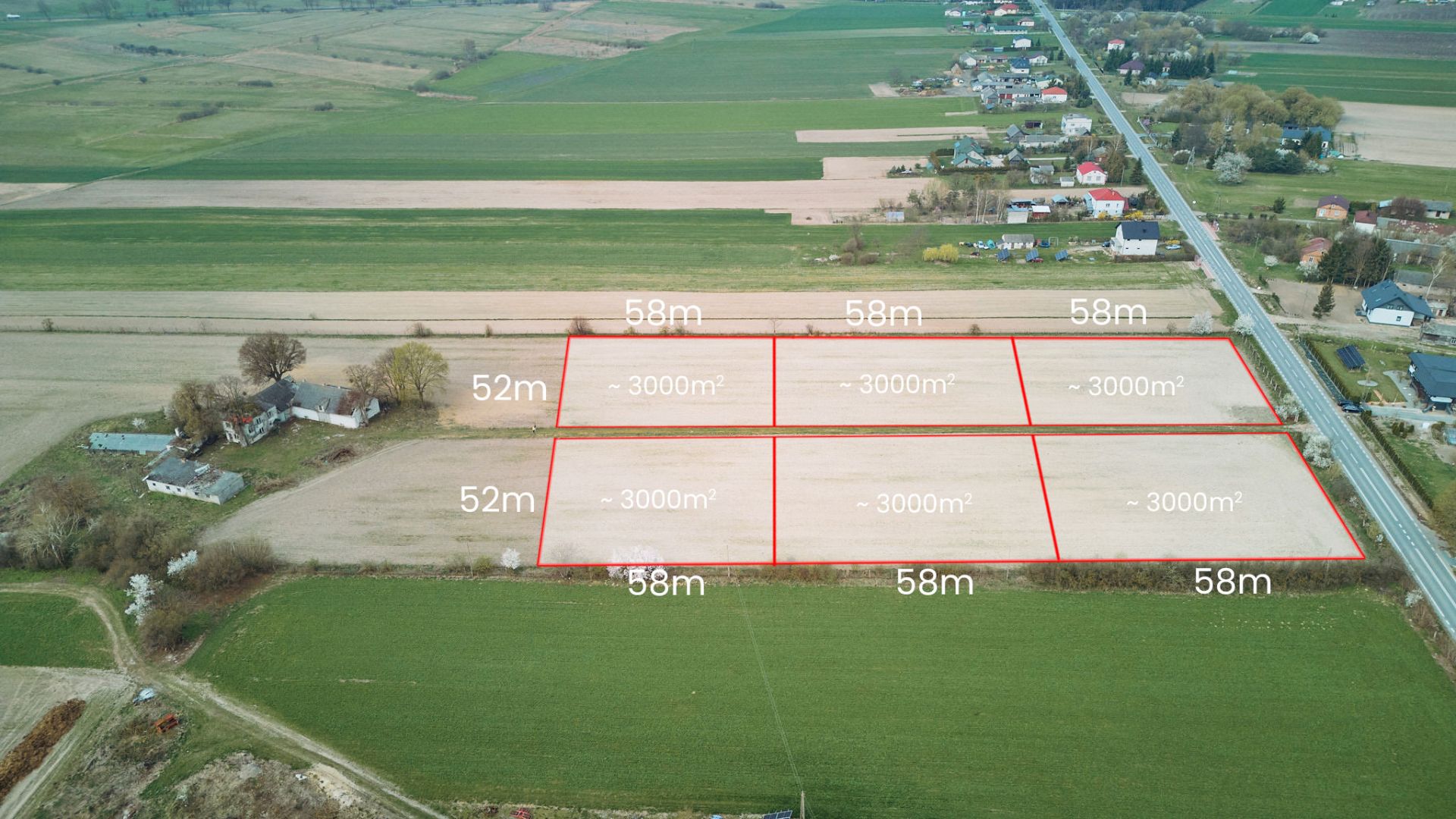 Beautiful Building Plot for Sale – 3,000 m² | Borowina Starozamojska near Zamość - Plot - Sale - Zamość