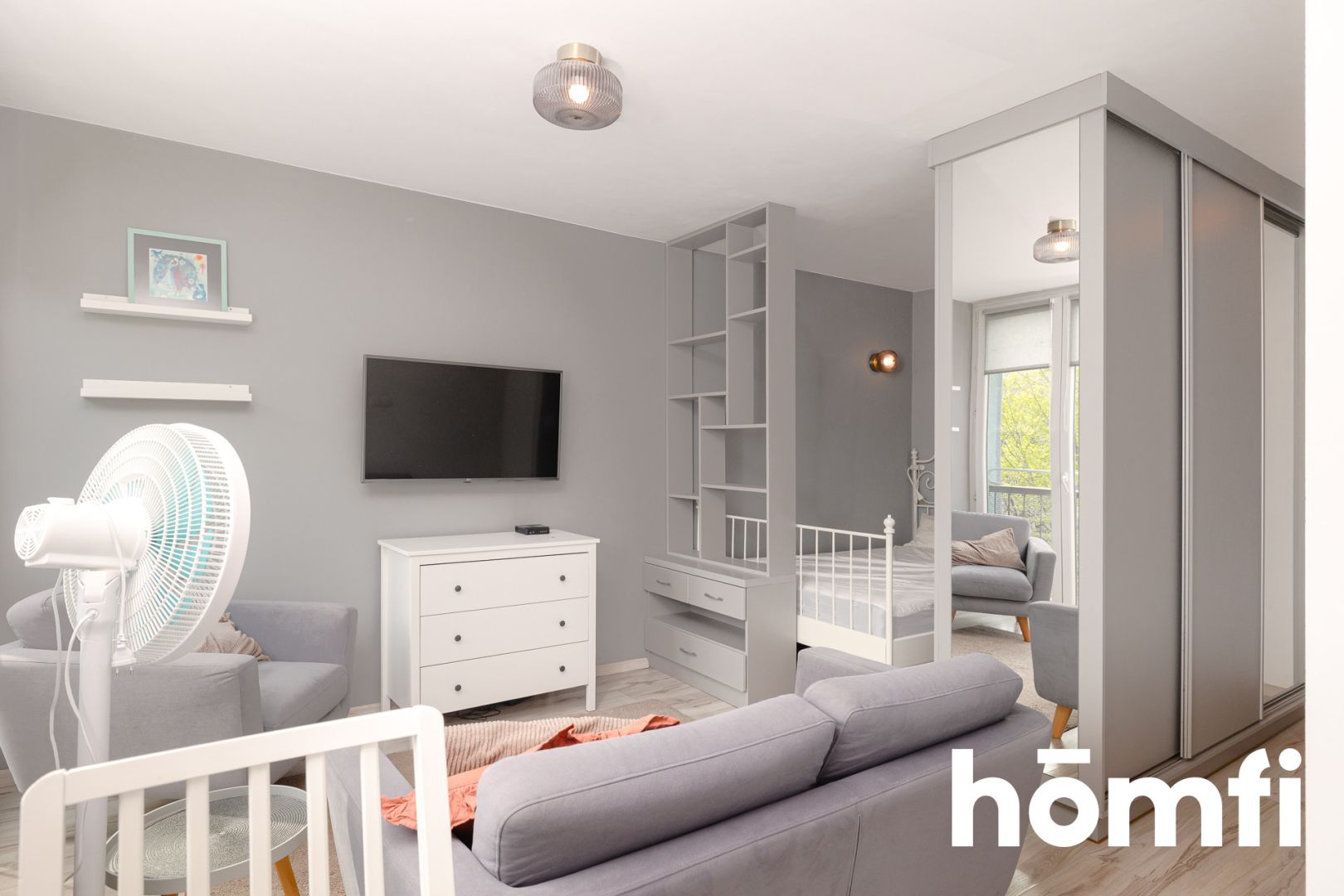 Kawalerka z wydzieloną sypialnią w centrum - Mieszkanie - Wynajem - Wrocław, Krzyki