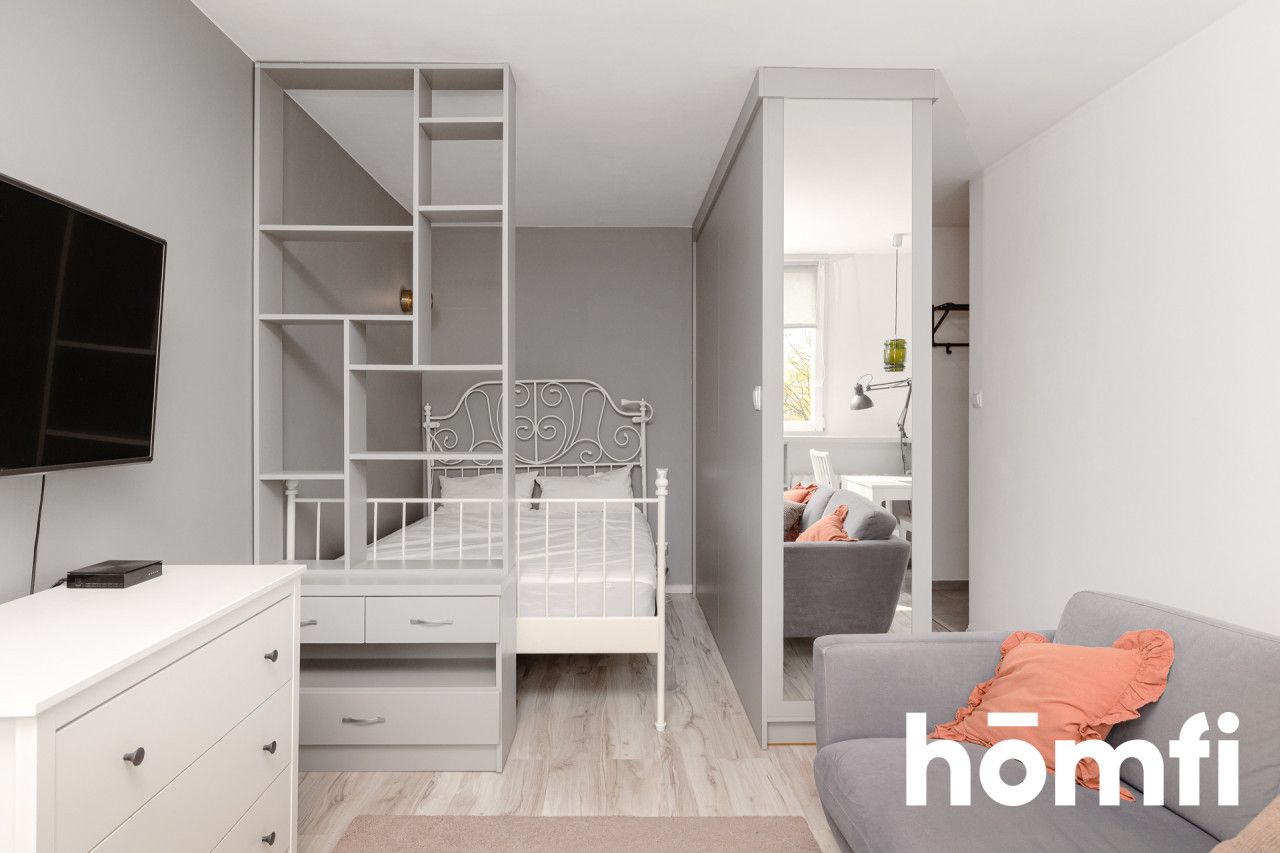 Kawalerka z wydzieloną sypialnią w centrum - Mieszkanie - Wynajem - Wrocław, Krzyki