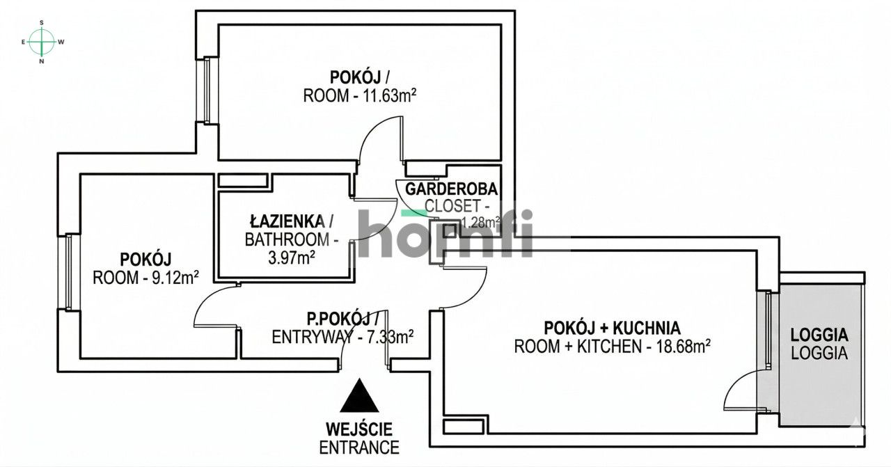 New 3-room apartment, 52 m², developer standard, Małachitowa, Złocień - Apartment - Sale - Kraków, Podgórze / Bieżanów-Prokocim