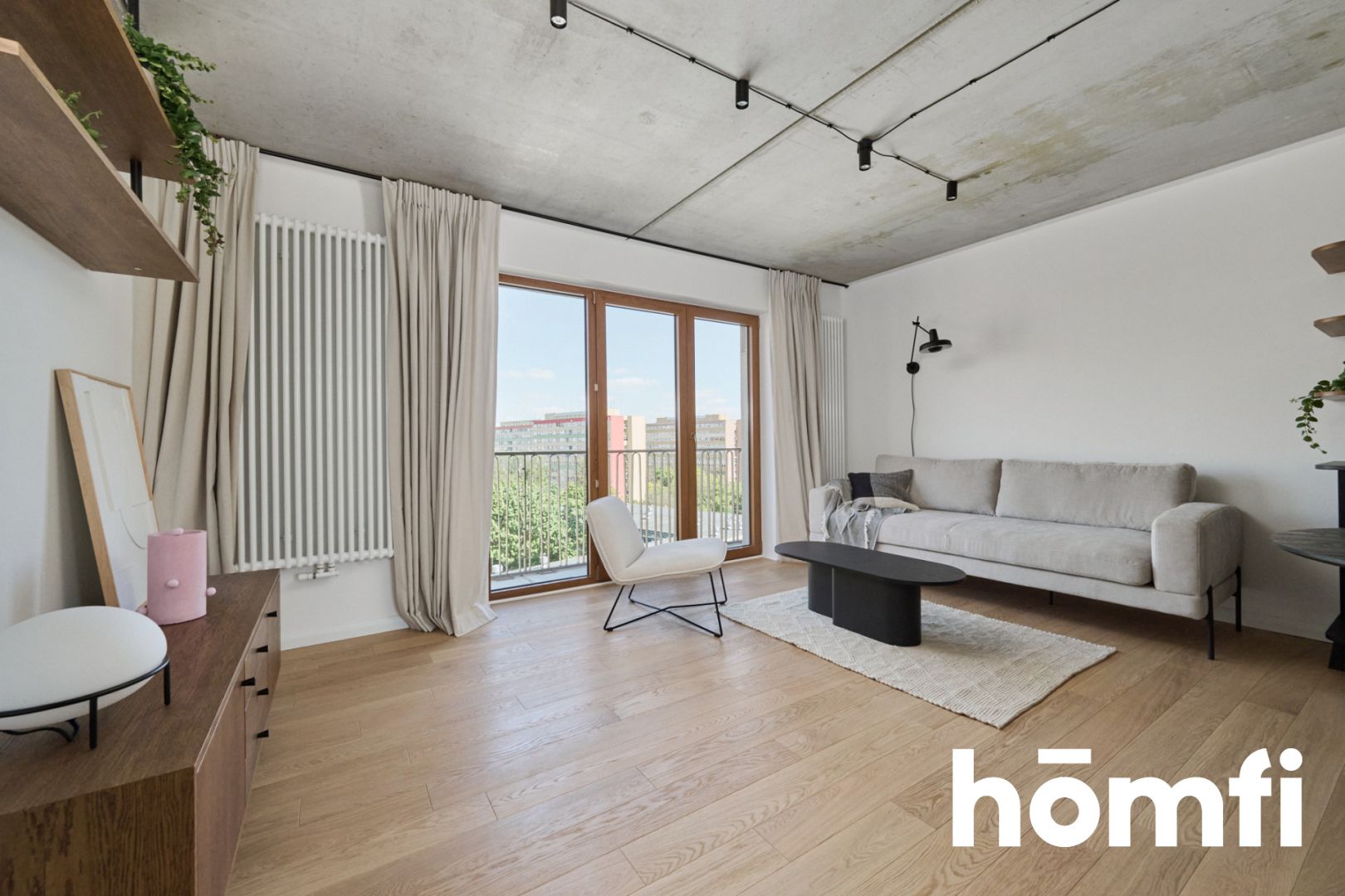 New apartment with view 43 m2 Drukarska Krzyki - Apartment - Rent - Wrocław, Krzyki