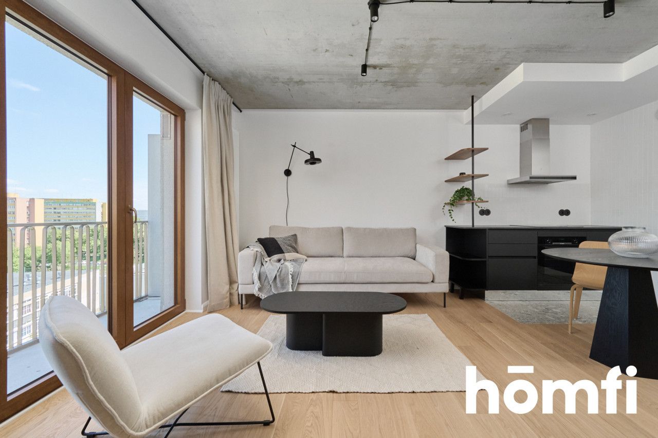 New apartment with view 43 m2 Drukarska Krzyki - Apartment - Rent - Wrocław, Krzyki