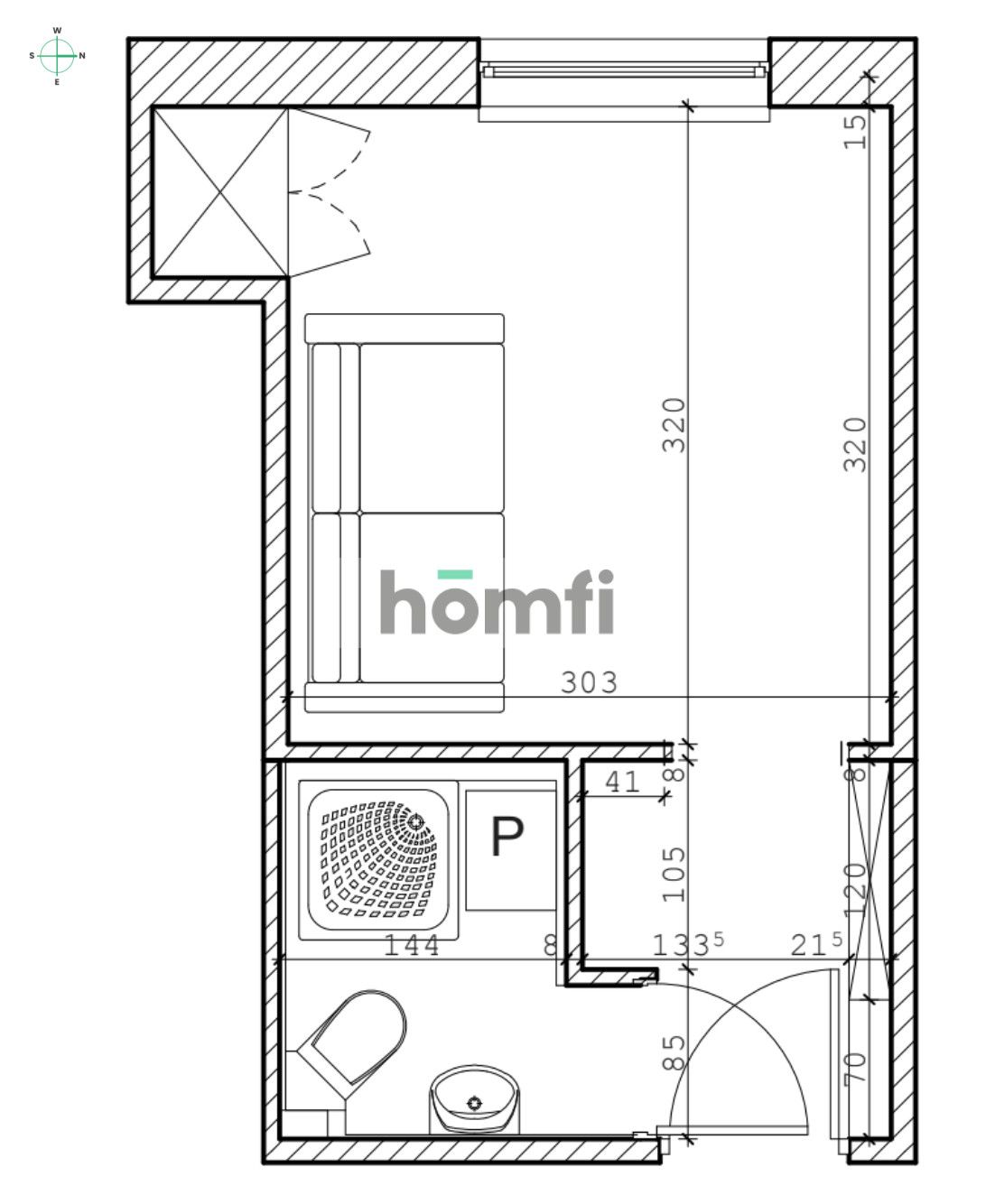 Studio apartment + parking, downtown, view of the Shipyards - Apartment - Rent - Gdańsk, Śródmieście