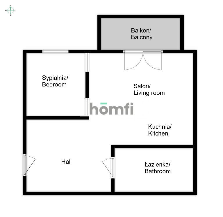 Onebedroom apartment 4th floor Wiślane Tarasy 2.0 - Apartment - Rent - Kraków, Śródmieście / Grzegórzki