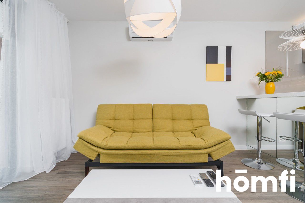 Onebedroom apartment 4th floor Wiślane Tarasy 2.0 - Apartment - Rent - Kraków, Śródmieście / Grzegórzki