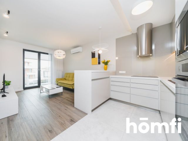 Onebedroom apartment 4th floor Wiślane Tarasy 2.0 - Apartment - Rent - Kraków, Śródmieście / Grzegórzki