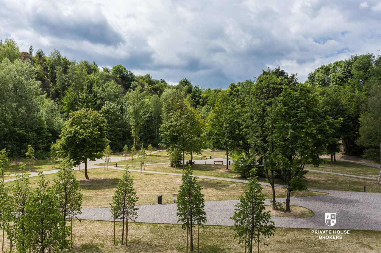 Unique one-bedroom apartment with a garden in an investment with a private park for residents - Wielicka Garden - Apartment - Sale - Kraków, Podgórze / Podgórze