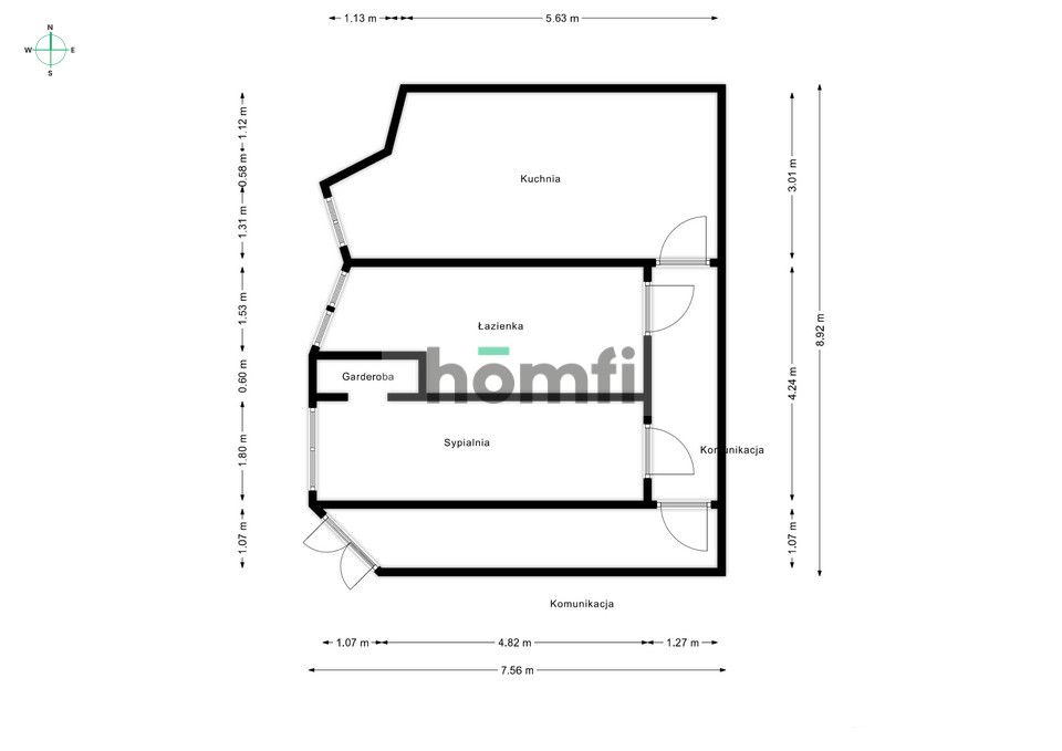{2-room flat in historic bulding - Квартира - Продаж - Poznań, Centrum