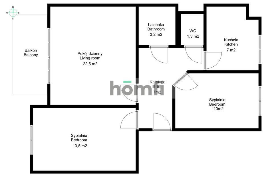 Przestronne 3 pokoje przy ul. Sobieskiego Michałów - Mieszkanie - Sprzedaż - Radom, Michałów