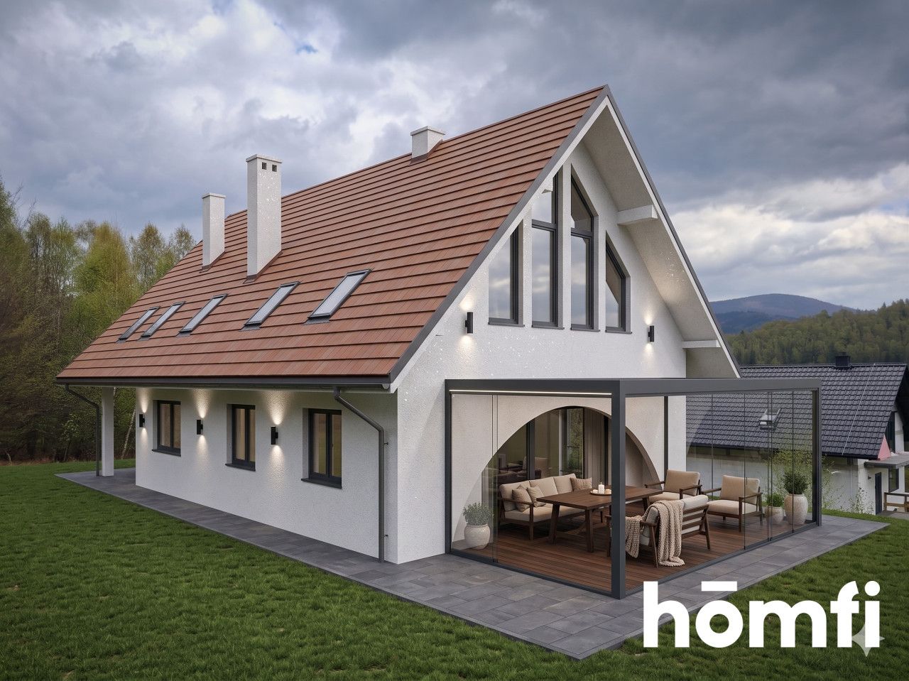 DOM Z WIDOKIEM NA GÓRY Z DZIAŁKĄ 3373 m2 BRENNA - Dom - Sprzedaż - Cieszyński, Brenna