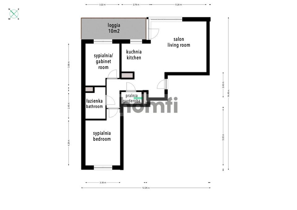 Modern 2 bedrooms with garage - Квартира - Оренда - Warszawa, Bielany / Marymont