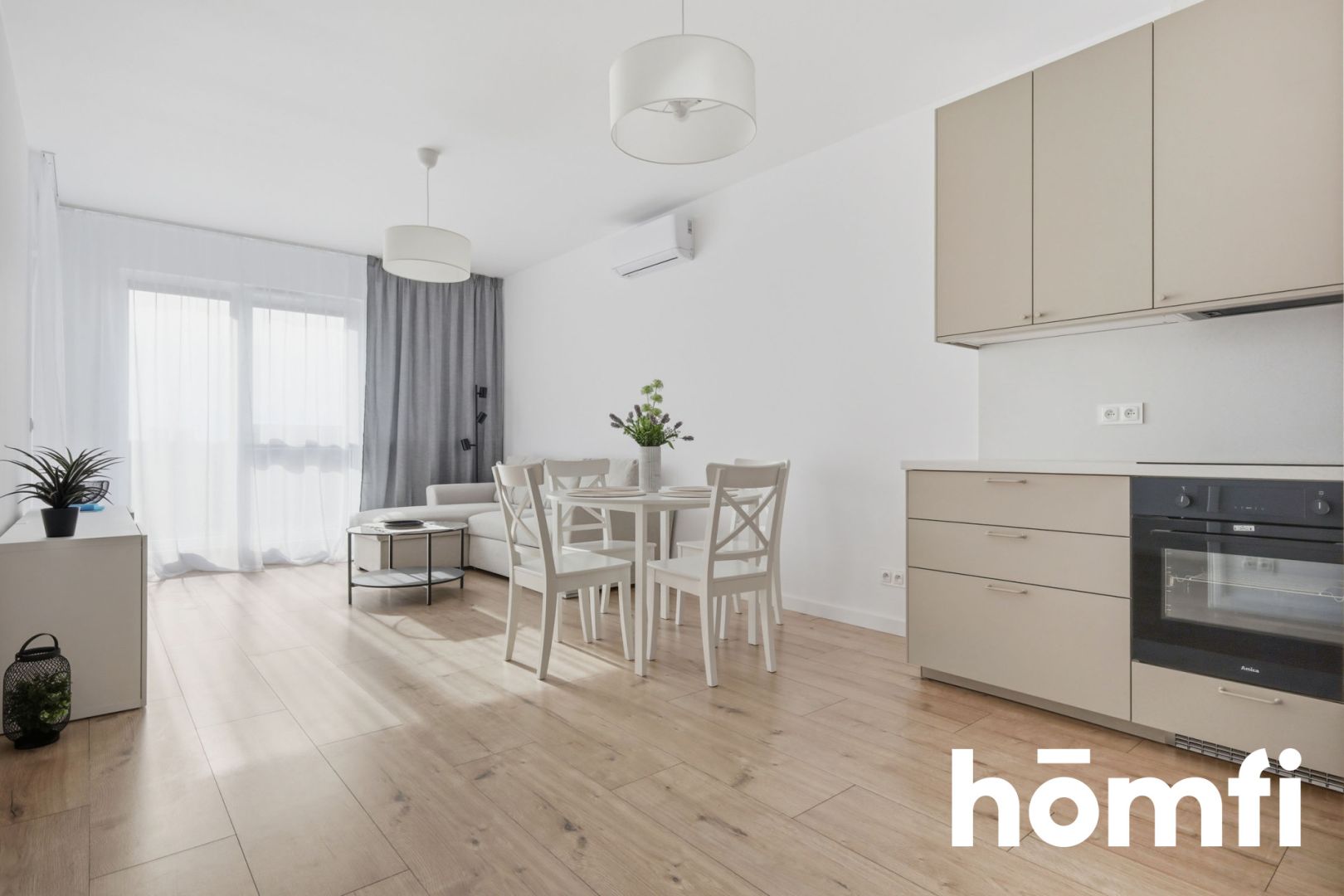 Modern 1-Bedroom Apartment with AC and a Panoramic View of Warsaw | Kotsisa 2 - Квартира - Оренда - Warszawa, Praga-Północ